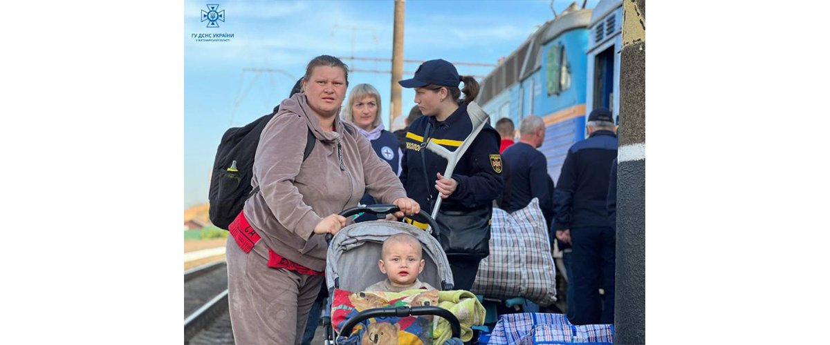 До Житомирщини прибув черговий евакуаційний потяг з Донеччини