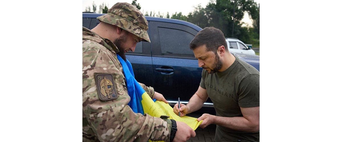 Зеленський поспілкувався із бійцями тероборони, які воювали біля Бахмута