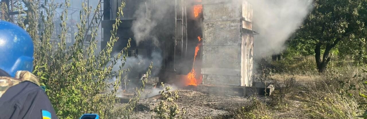 Окупанти обстріляли Слов'янську ТЕС