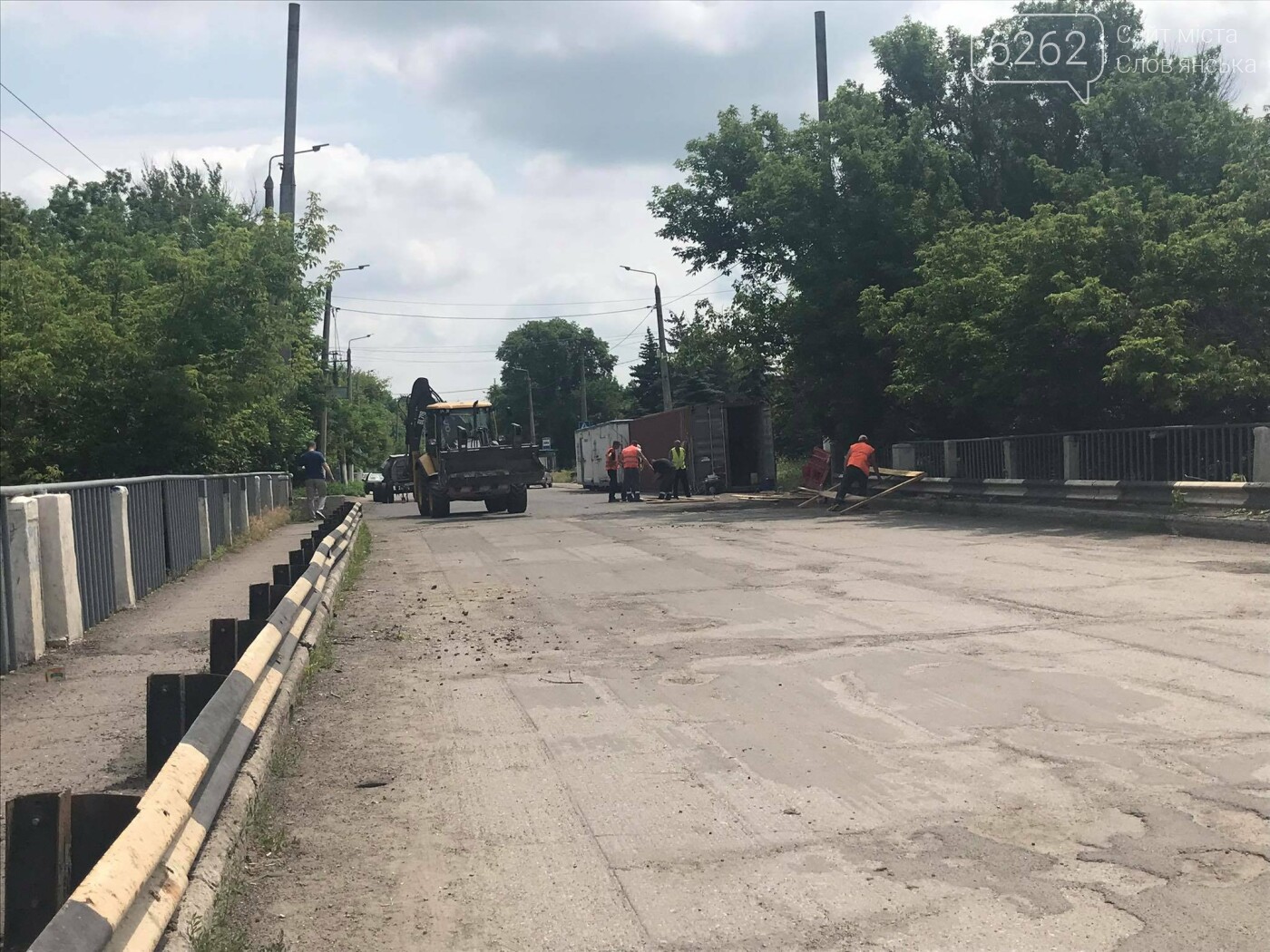 Ремонт мосту у Слов'янську стартував. Що зараз відбувається на місці (фото), фото-2