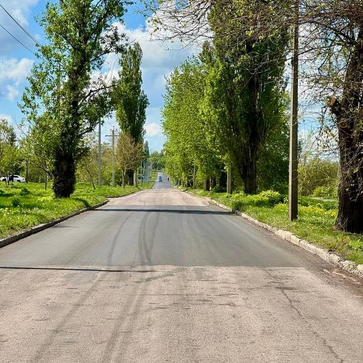 Ремонт дороги у селищі Іванівка