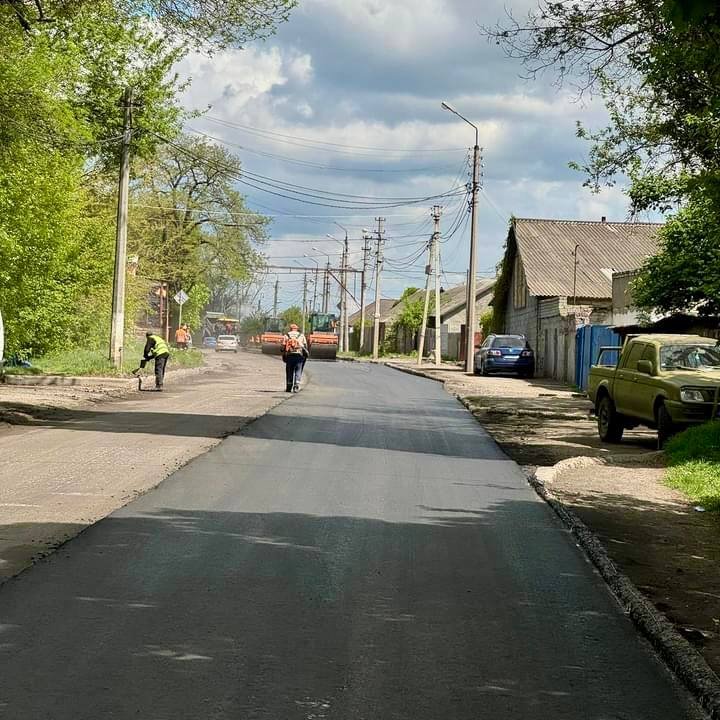 Ремонт дороги у селищі Іванівка