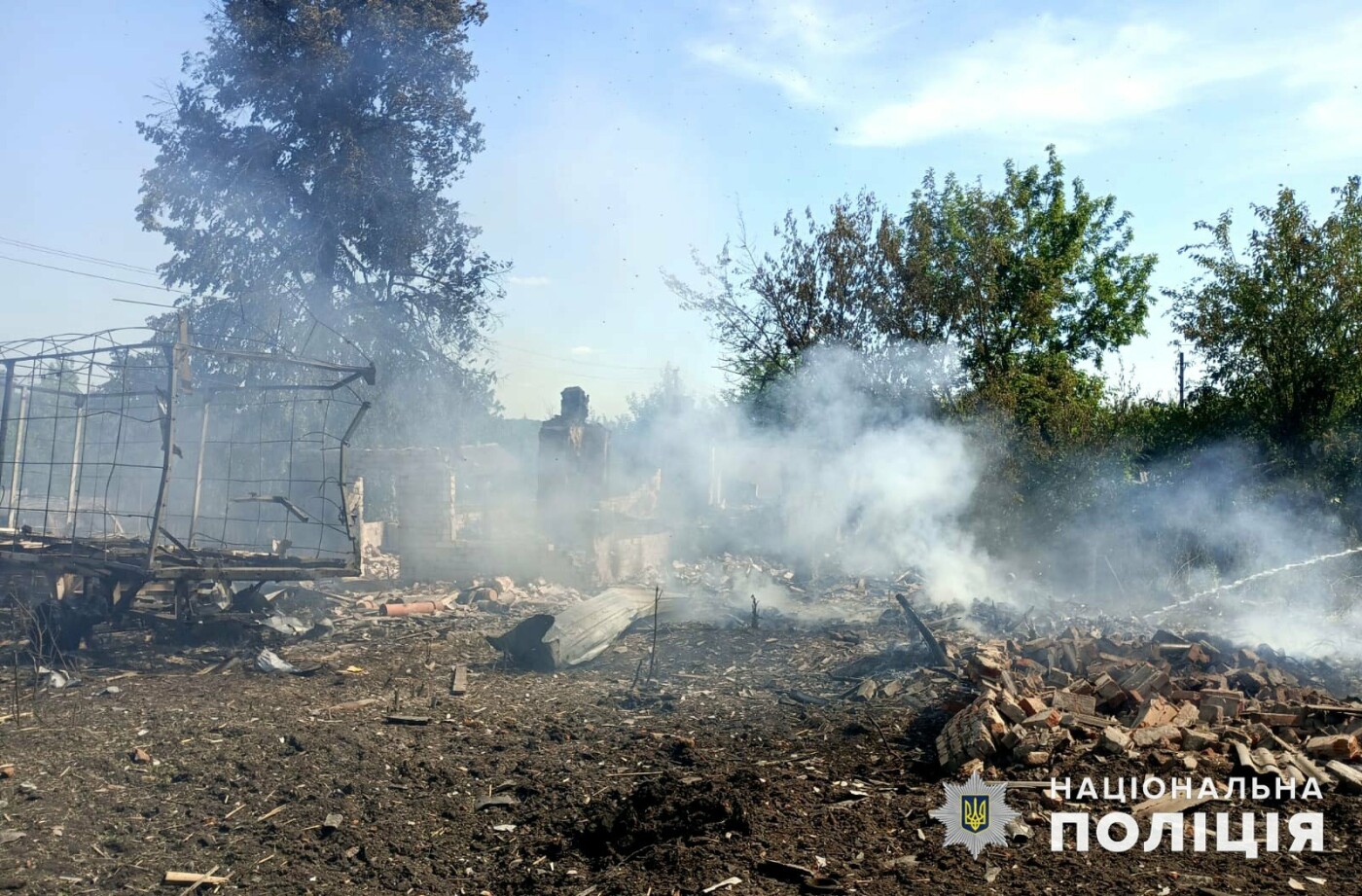 Наслідки обстрілу Донеччини