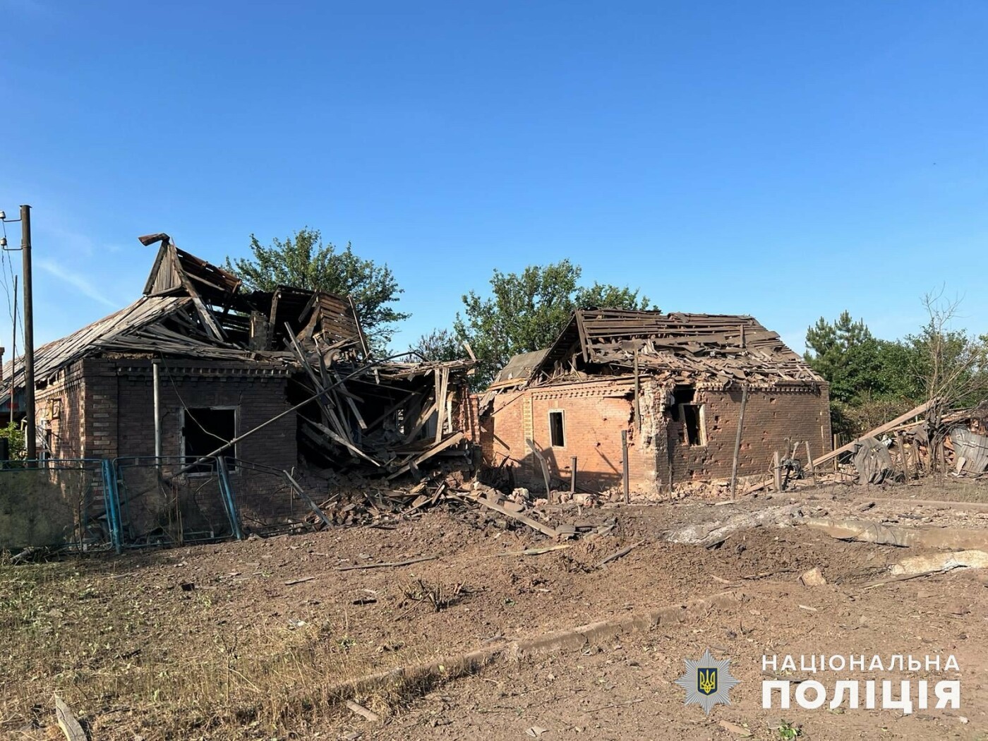 Наслідки обстрілу Донеччини