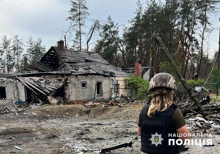 Наслідки обстрілу Донеччини