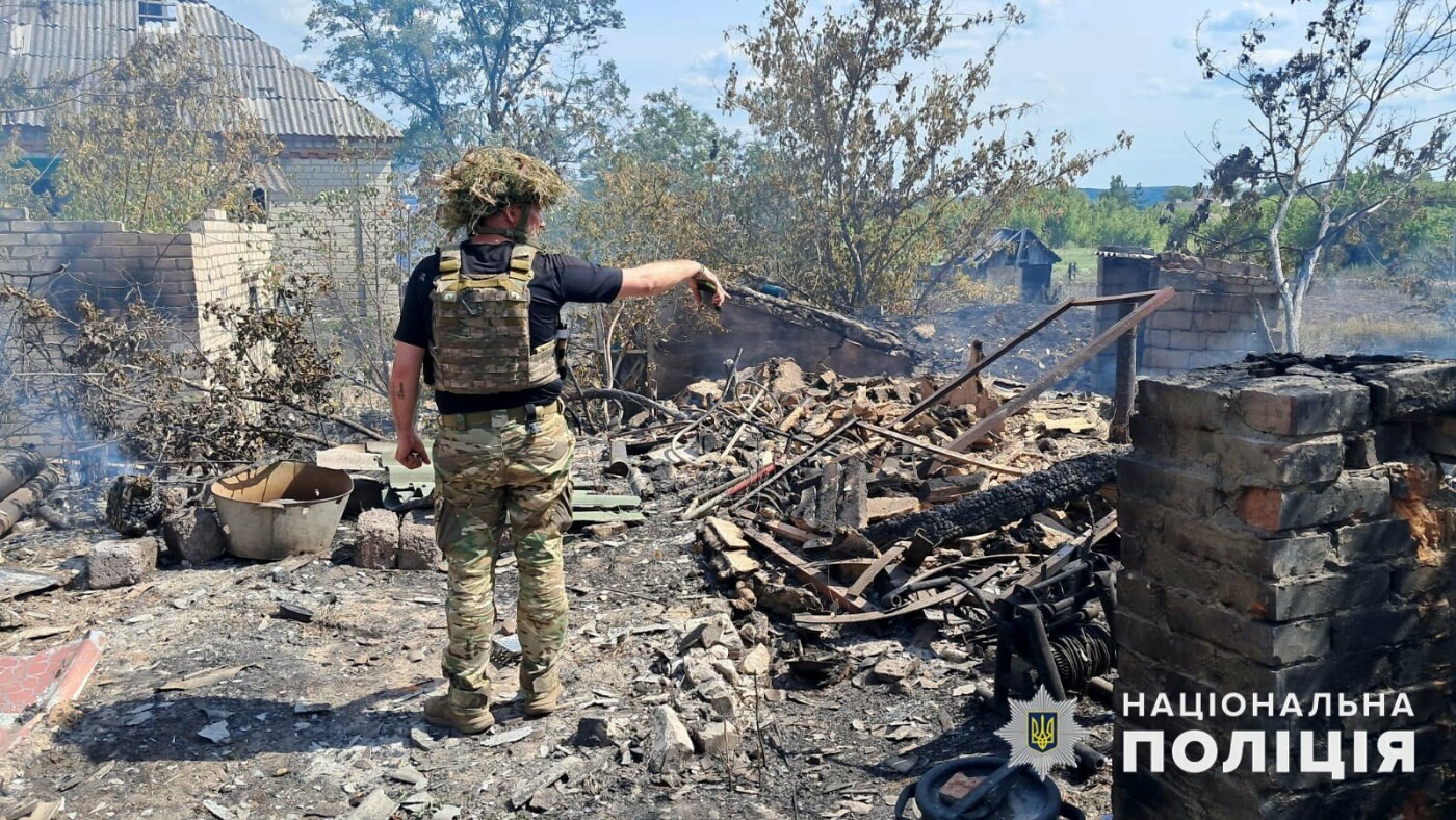 Наслідки обстрілу Донеччини