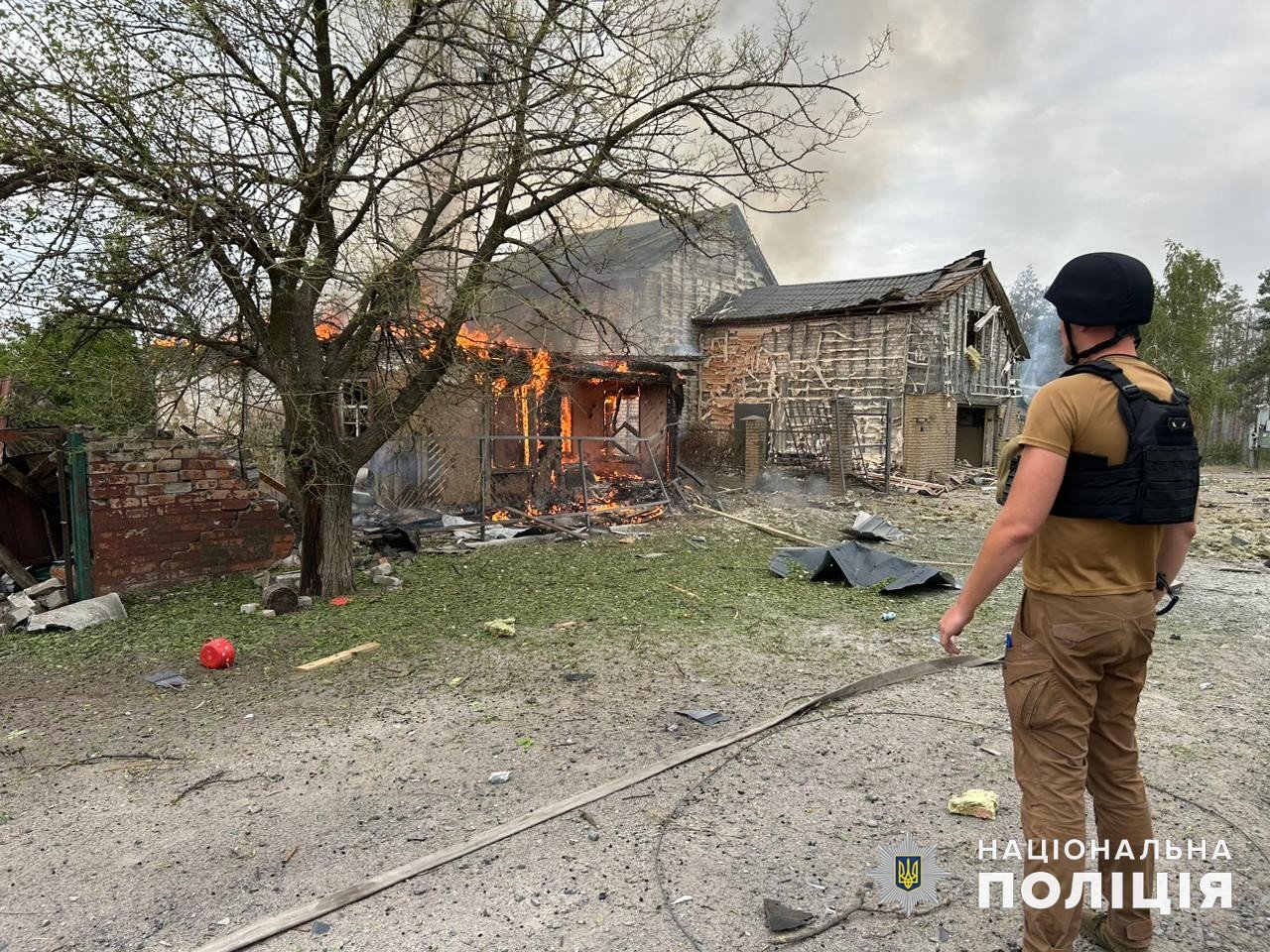 Наслідки обстрілу Донеччини