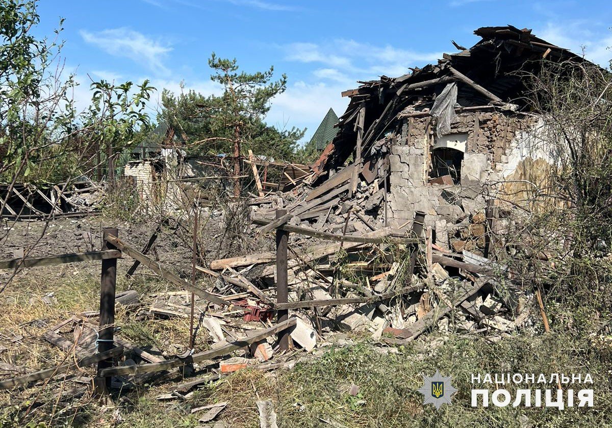 Наслідки обстрілу Донеччини