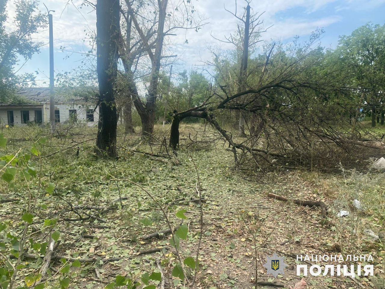 Наслідки обстрілу Донеччини