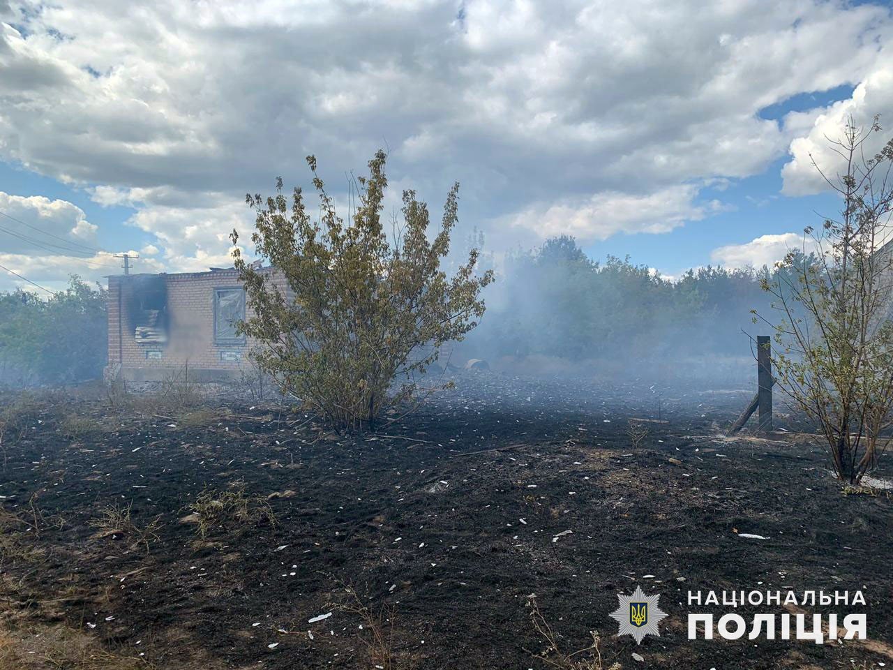 Наслідки обстрілу Донеччини