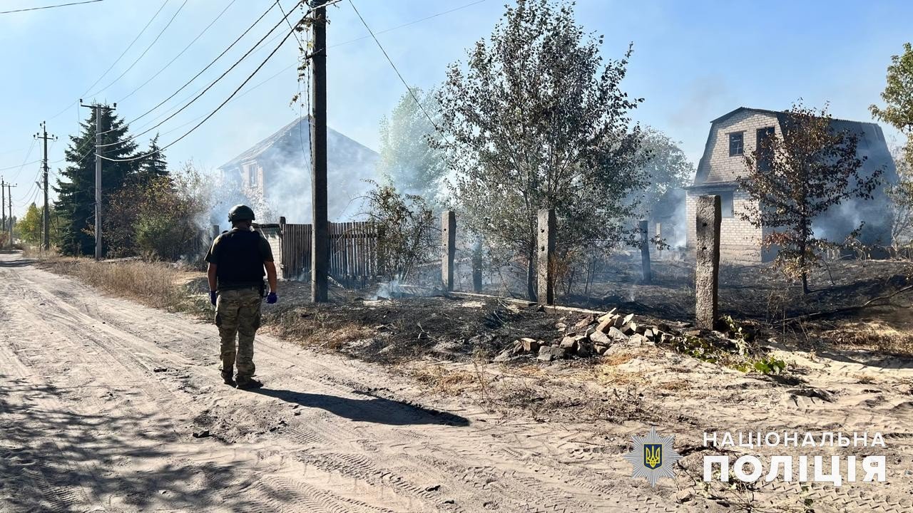 Наслідки обстрілу Донеччини