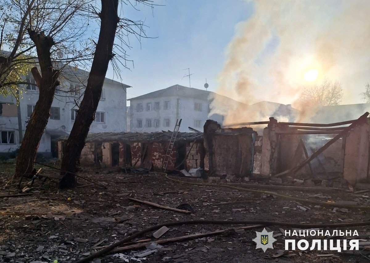 Наслідки обстрілу Донеччини