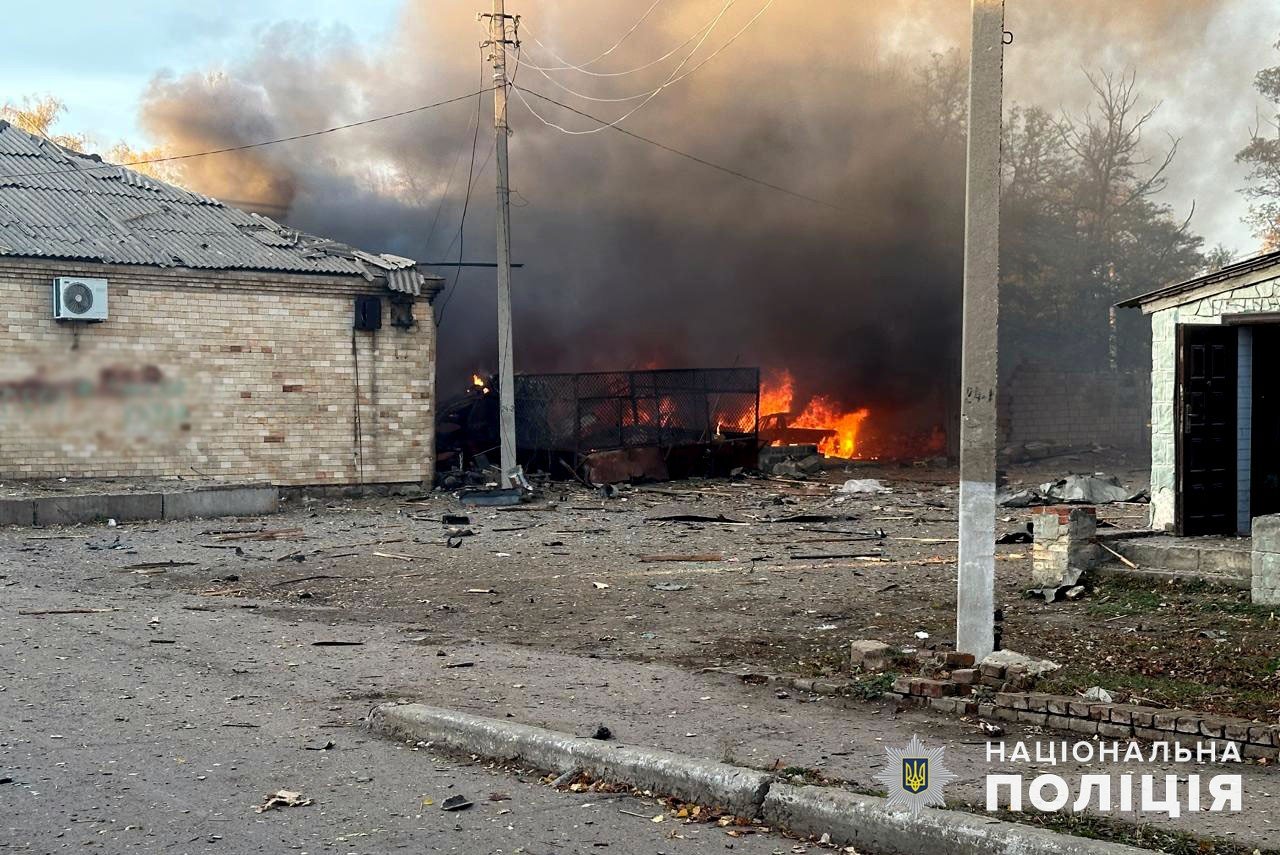 Наслідки обстрілу Донеччини