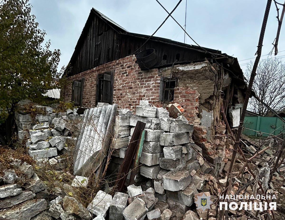 Наслідки обстрілу Донеччини