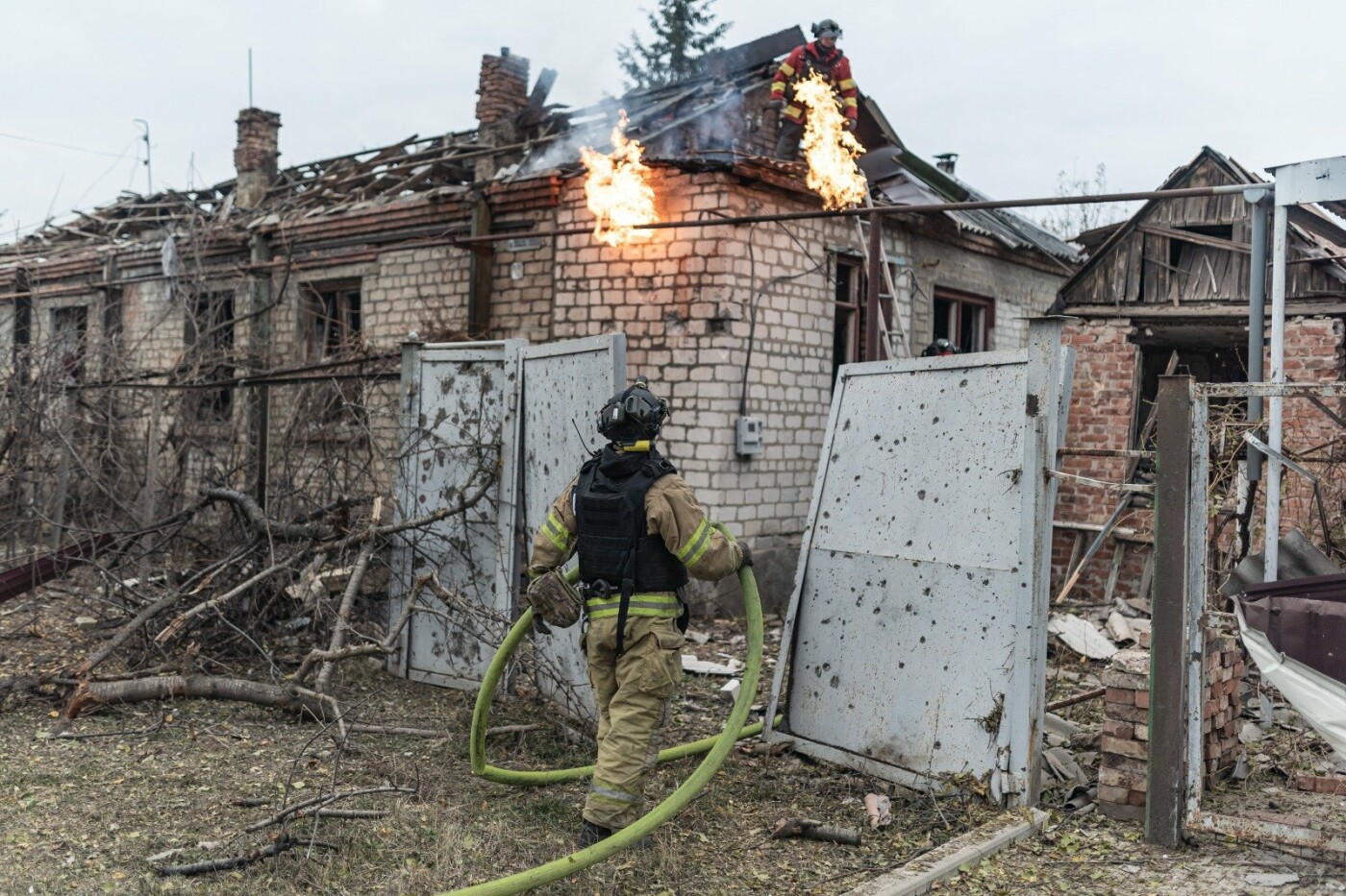 Наслідки обстрілу Костянтинівки