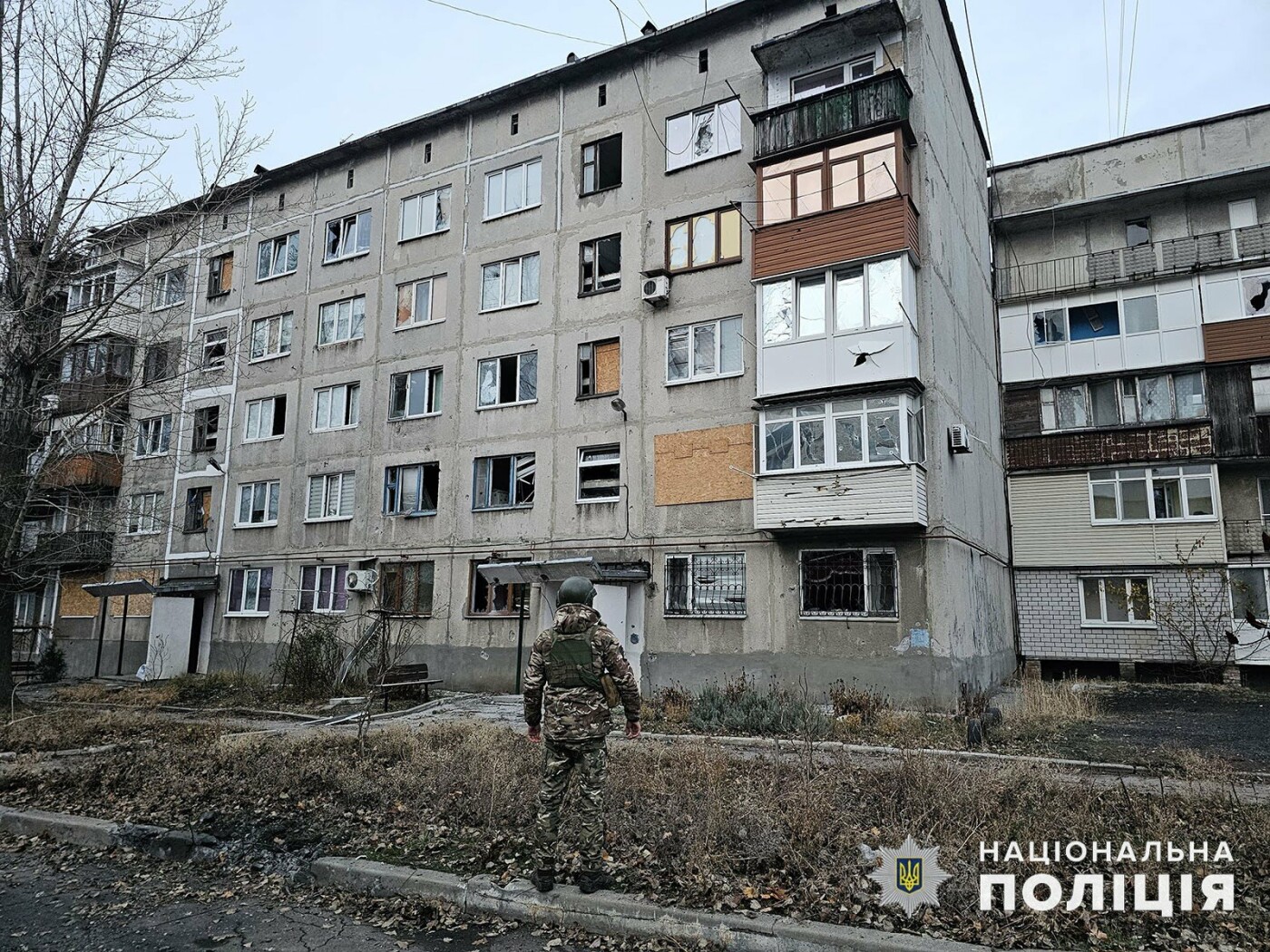 Наслідки обстрілу Донеччини