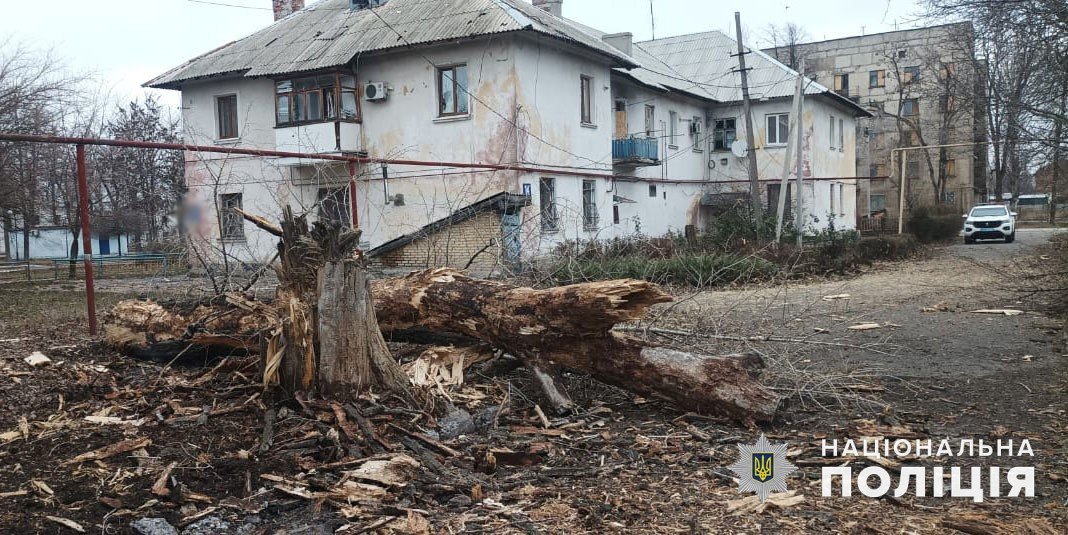 Наслідки обстрілу Донеччини