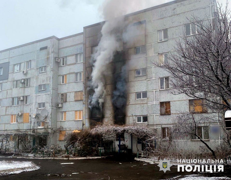 Наслідки обстрілу Донеччини