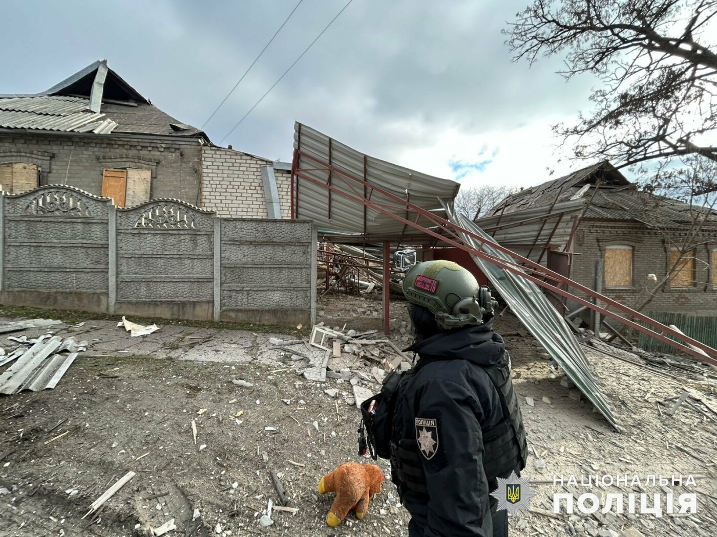 Наслідки обстрілу Донеччини