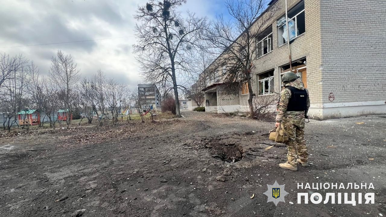 Наслідки обстрілу Донеччини