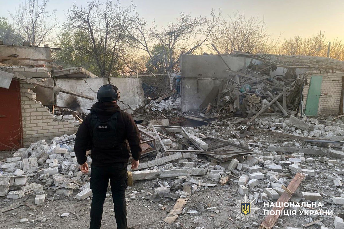 Наслідки обстрілу Донеччини