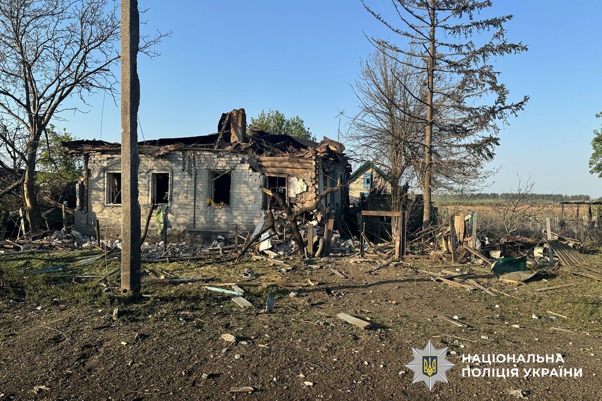 Наслідки обстрілу Донеччини