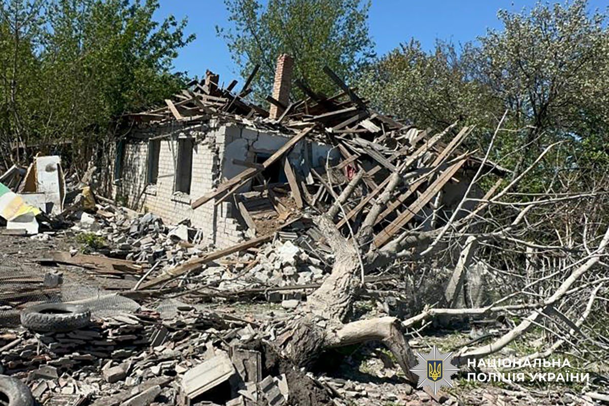 Наслідки обстрілу Донеччини
