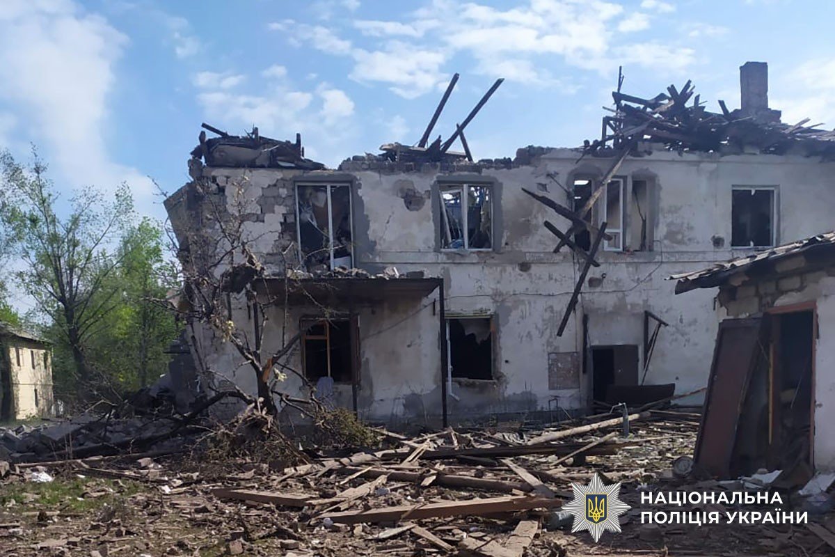 Наслідки обстрілу Донеччини