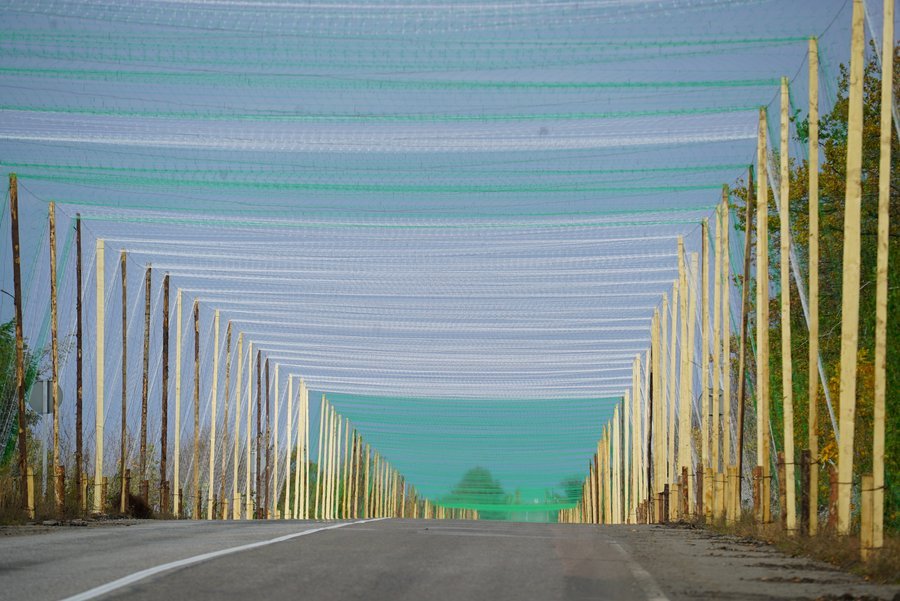 Суспільне, Антидронові сітки на дорозі Слов'янськ-Ізюм Антидронові сітки на дорозі Слов'янськ-Ізюм