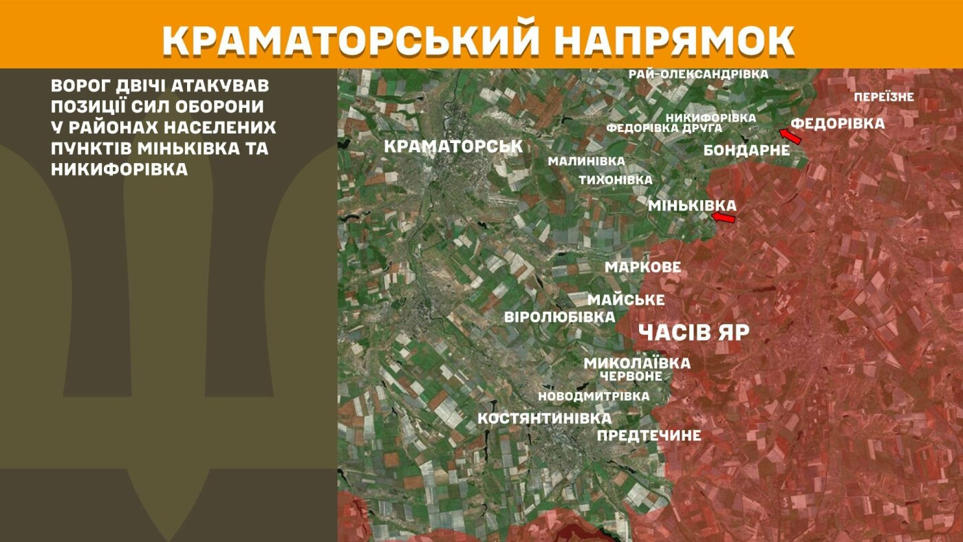 Активність противника на трьох напрямках сходу України