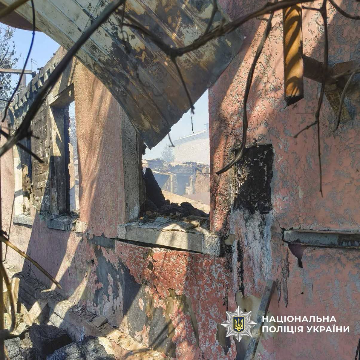 Національна поліція України, Наслідки обстрілів Донеччини Наслідки обстрілів Донеччини
