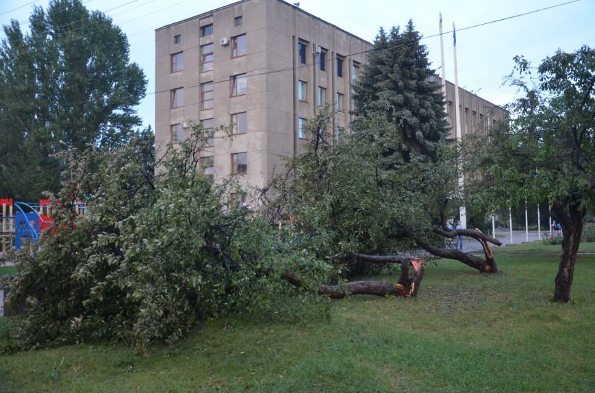 В результате бури в Славянске повалено около трёх десятков..., фото-1 В результате бури в Славянске повалено около трёх десятков деревьев, фото-1