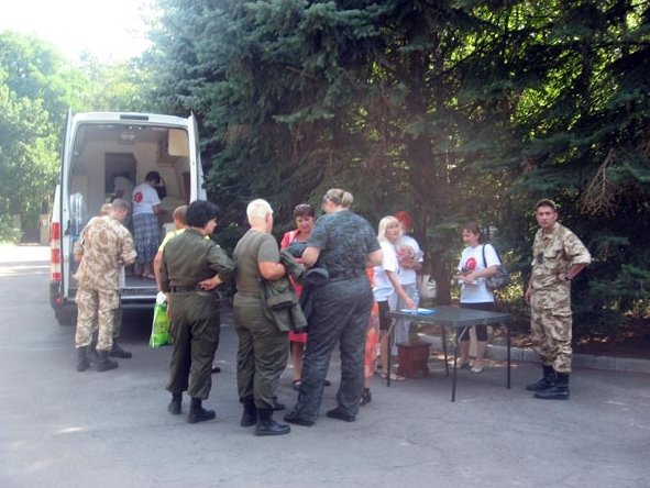 Сегодня в Славянске проверили на гепатит С нацгвардейцев, которые вернулись из зоны АТО (фото) - фото 1